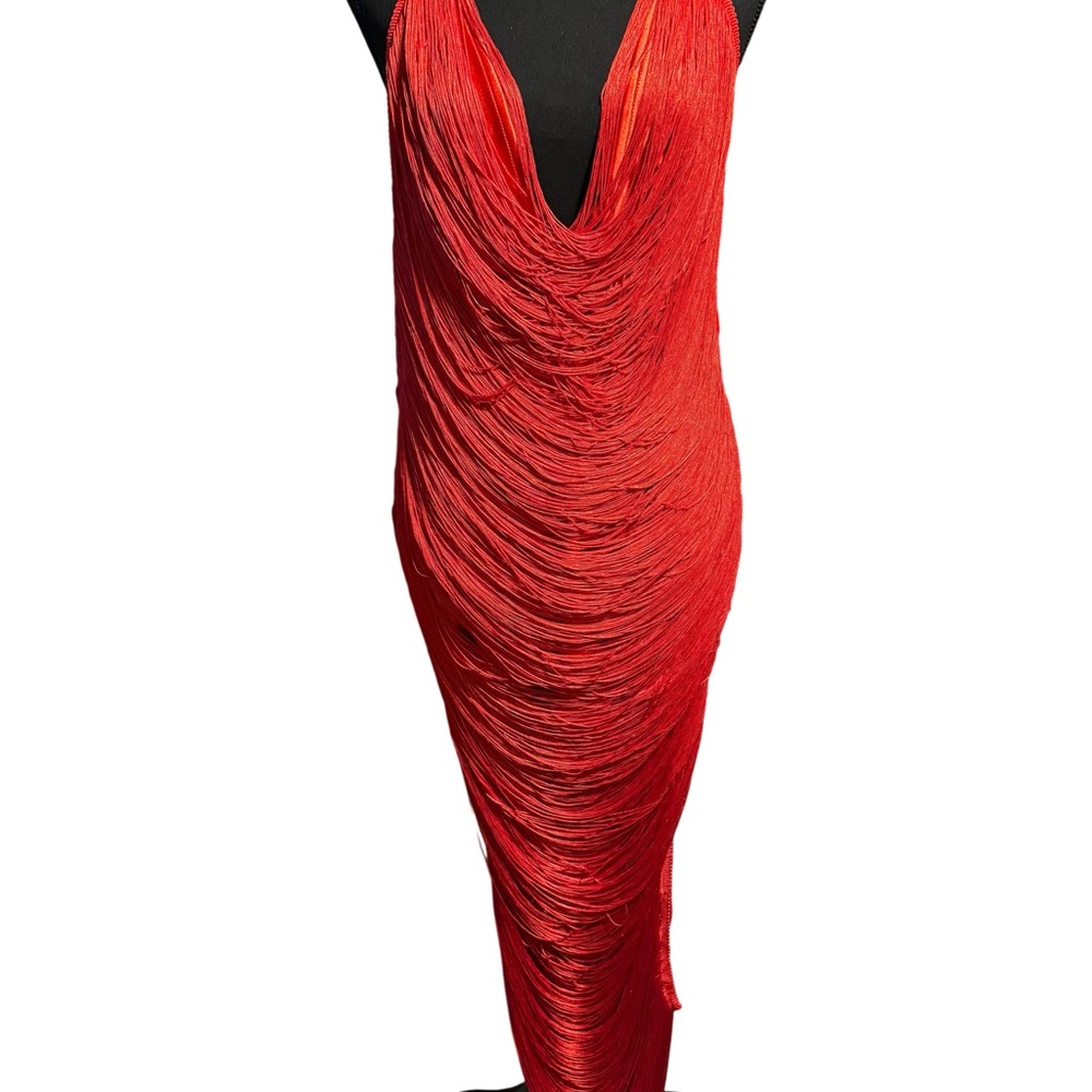 Elegant Red Evening Dress